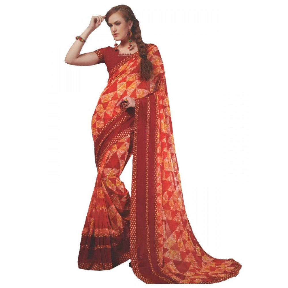 Georgette Digital Printed Saree