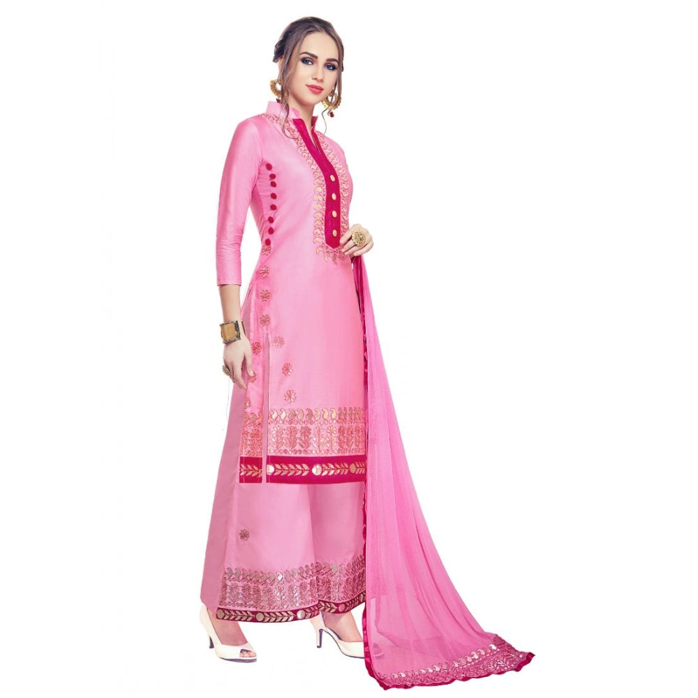 Cotton Unstitched Salwar-Suit Material With Dupatta