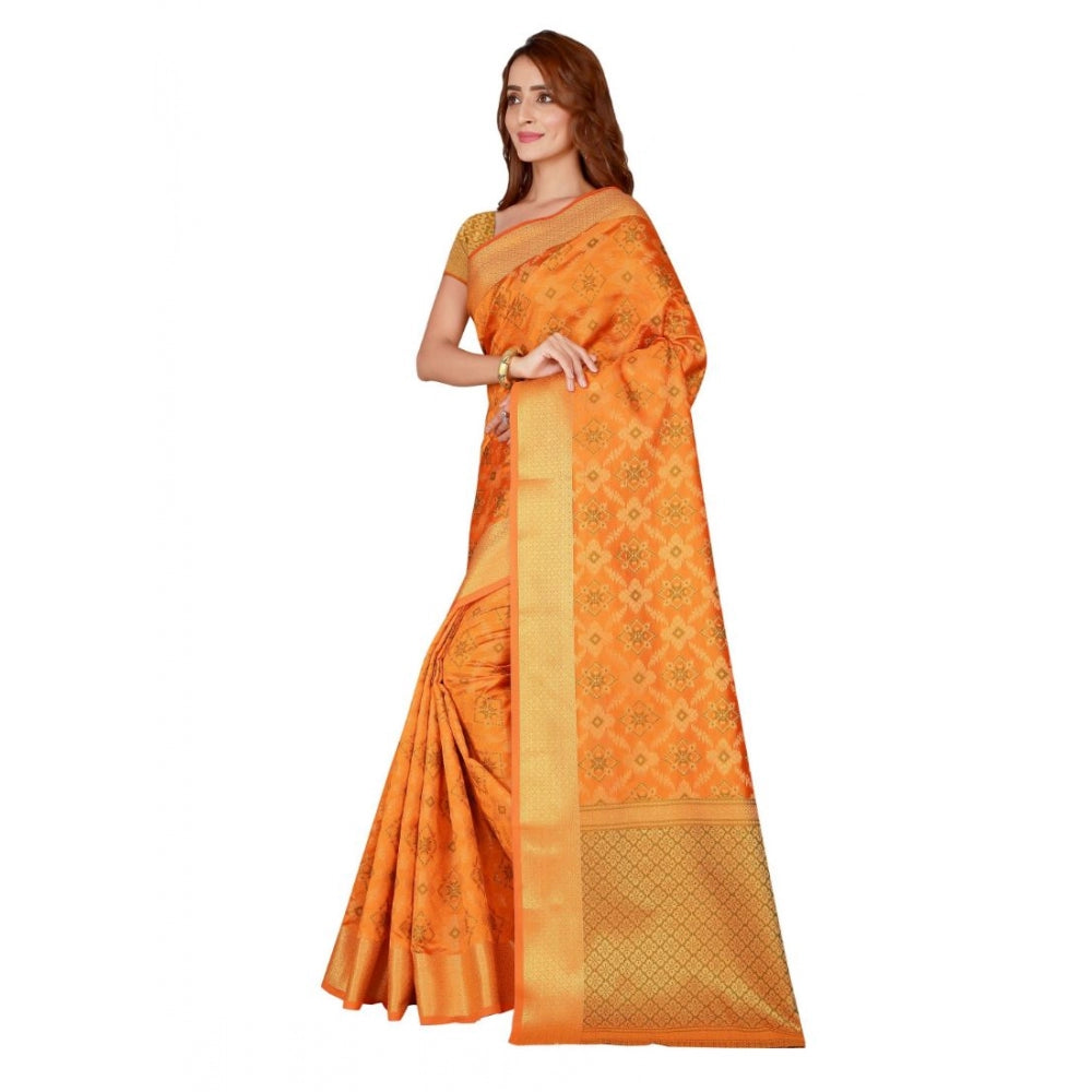 Kanjivaram Silk Saree with Blouse