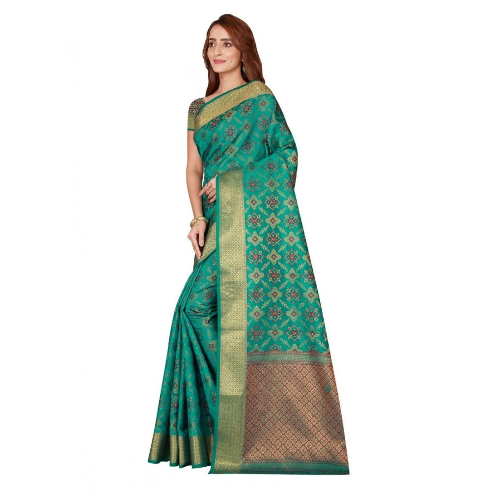 Kanjivaram Silk Saree with Blouse