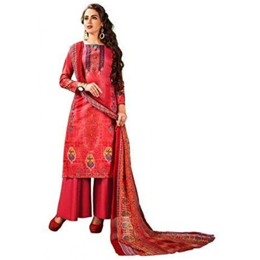 Cotton Unstitched Salwar-Suit Material With Dupatta