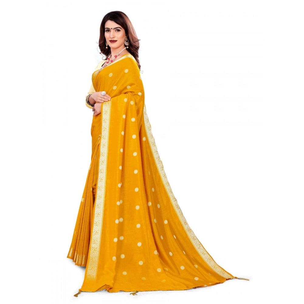 Ranili Vichitra Silk Saree With Blouse