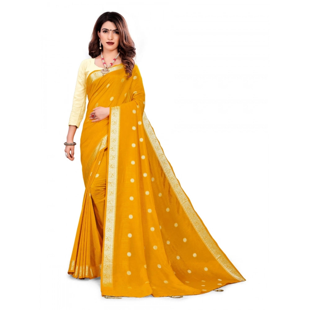 Ranili Vichitra Silk Saree With Blouse