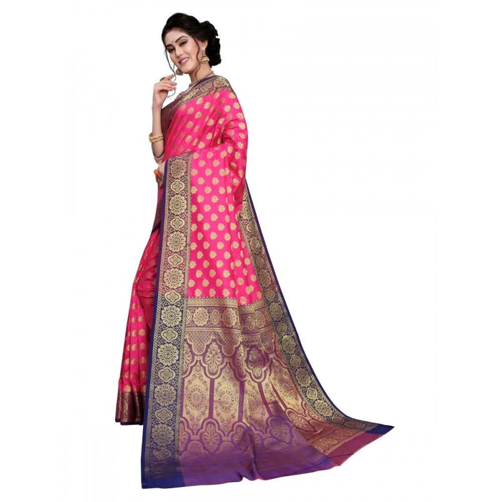 Ranili Sana Silk Jacquard Saree With Blouse