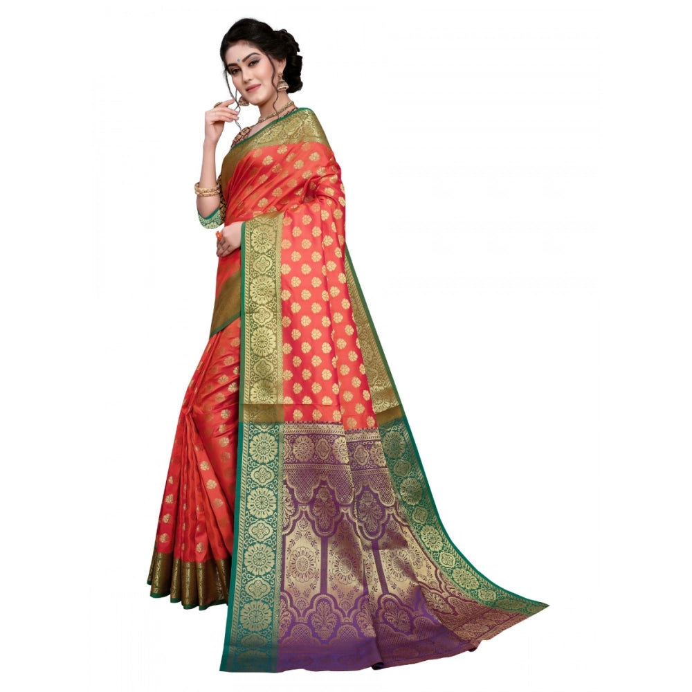 Ranili Sana Silk Jacquard Saree With Blouse