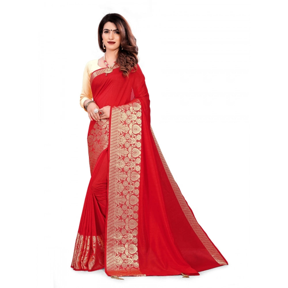 Ranili Vichitra Silk Saree With Blouse