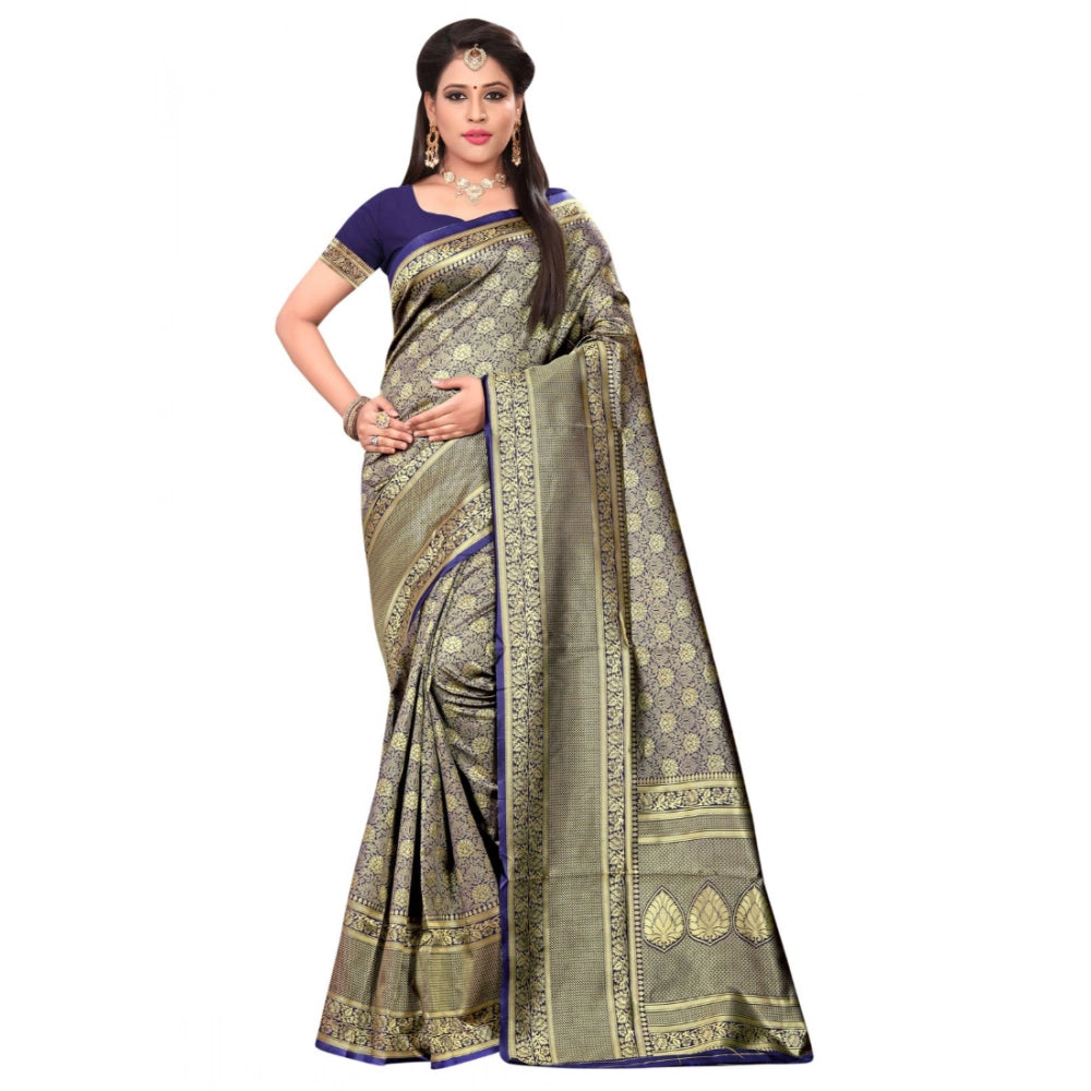 Ranili Banarasi Silk Saree With Blouse