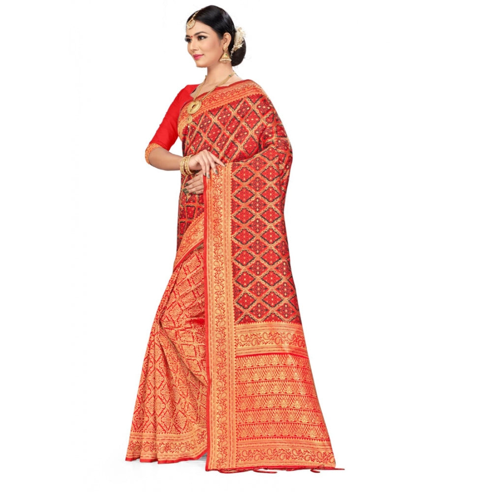 Banarasi silk Saree with Blouse