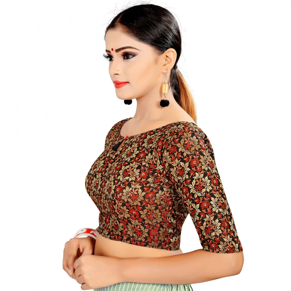 Brocade, Inner-Cotton Full Stitched Padded Blouse