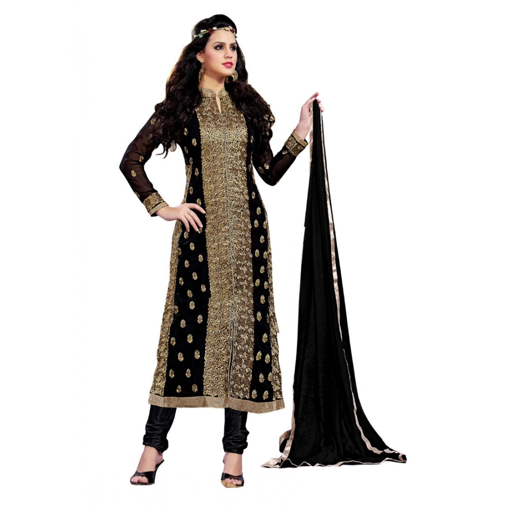 Georgette Unstitched Salwar Suit-Material With Dupatta