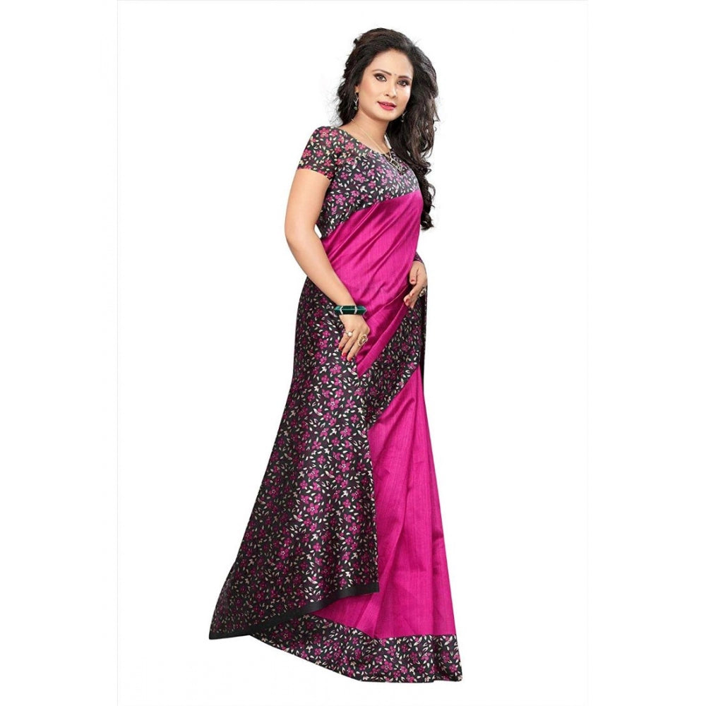 Art Silk Saree With Blouse