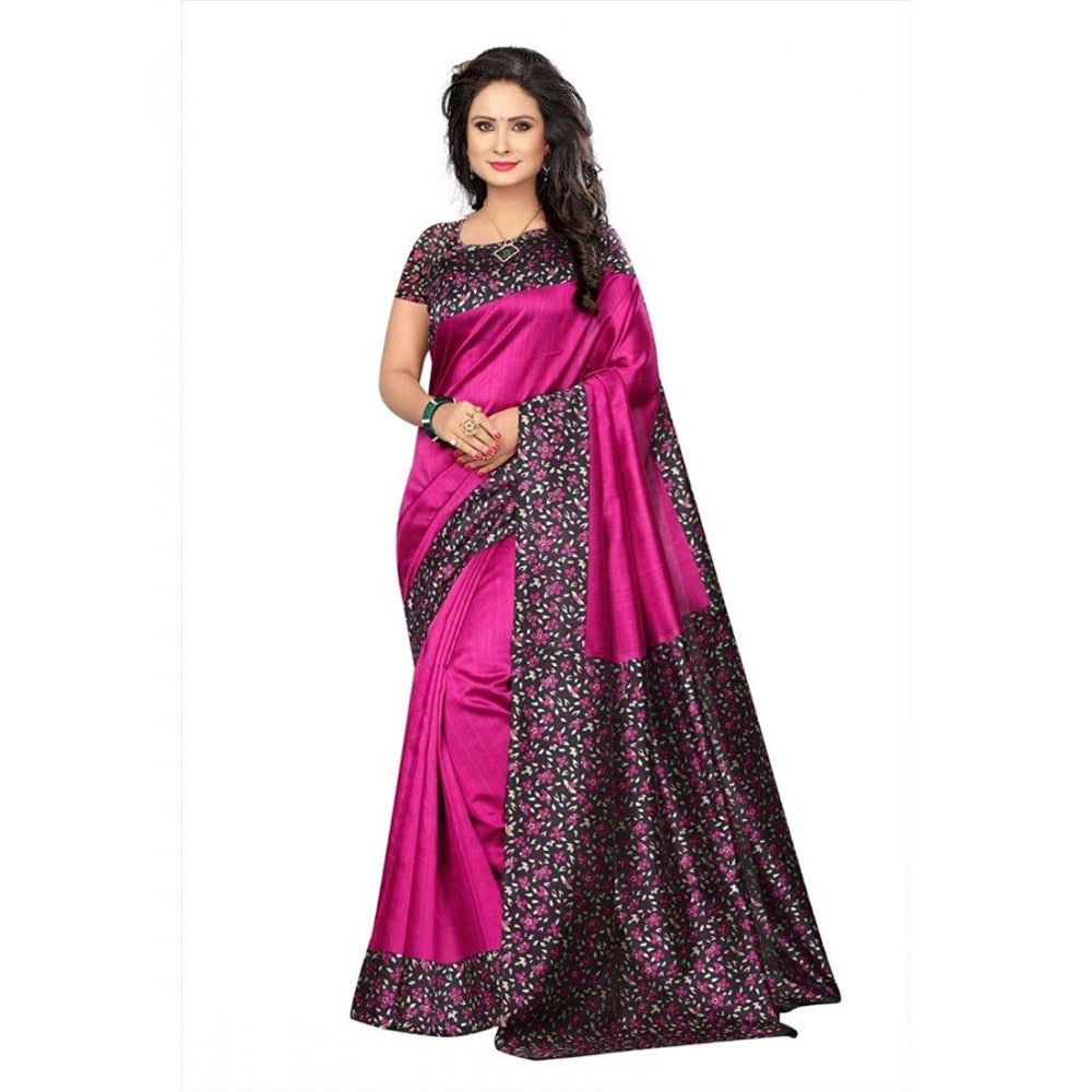 Art Silk Saree With Blouse