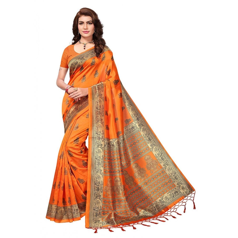 Art Silk Saree With Blouse