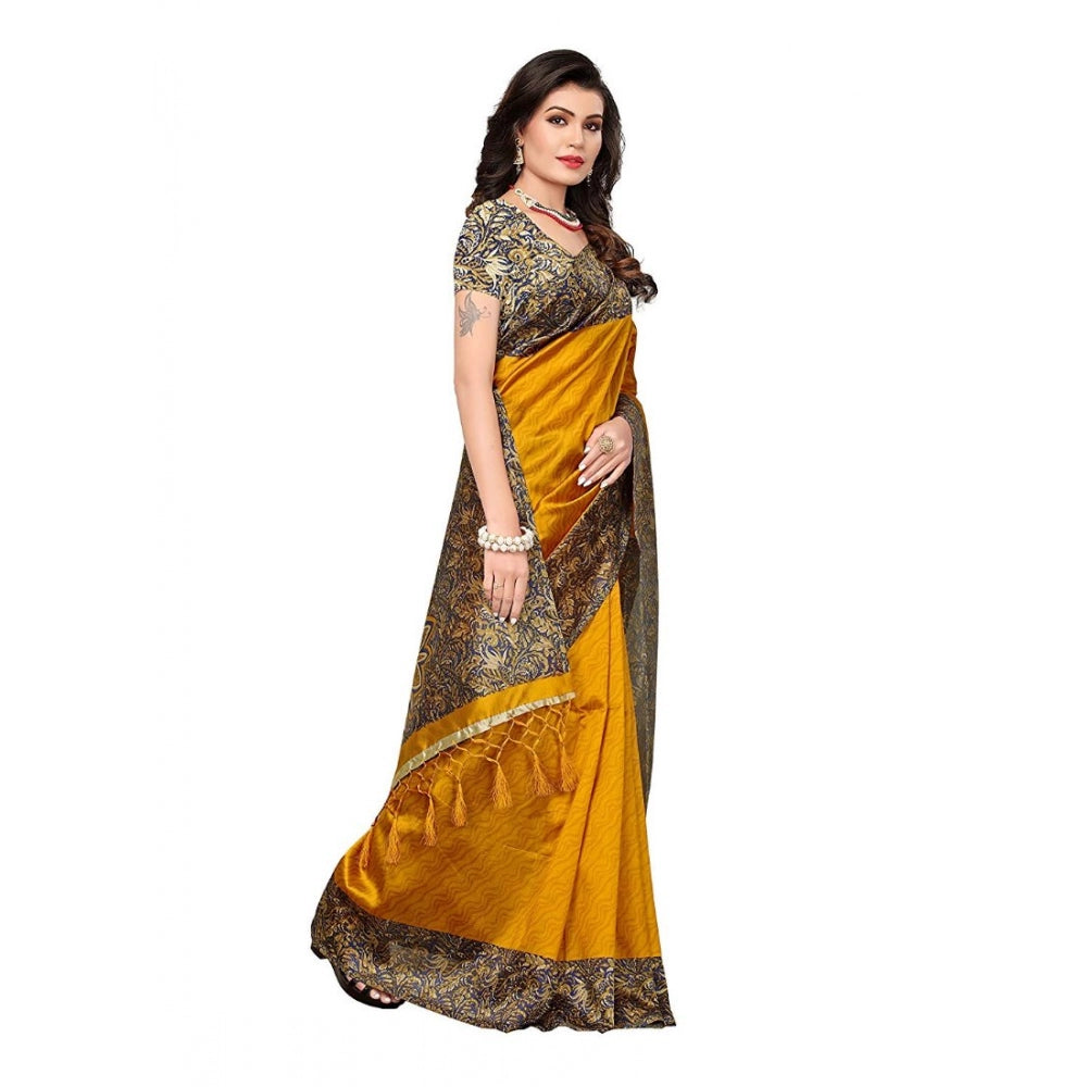 Art Silk Saree With Blouse