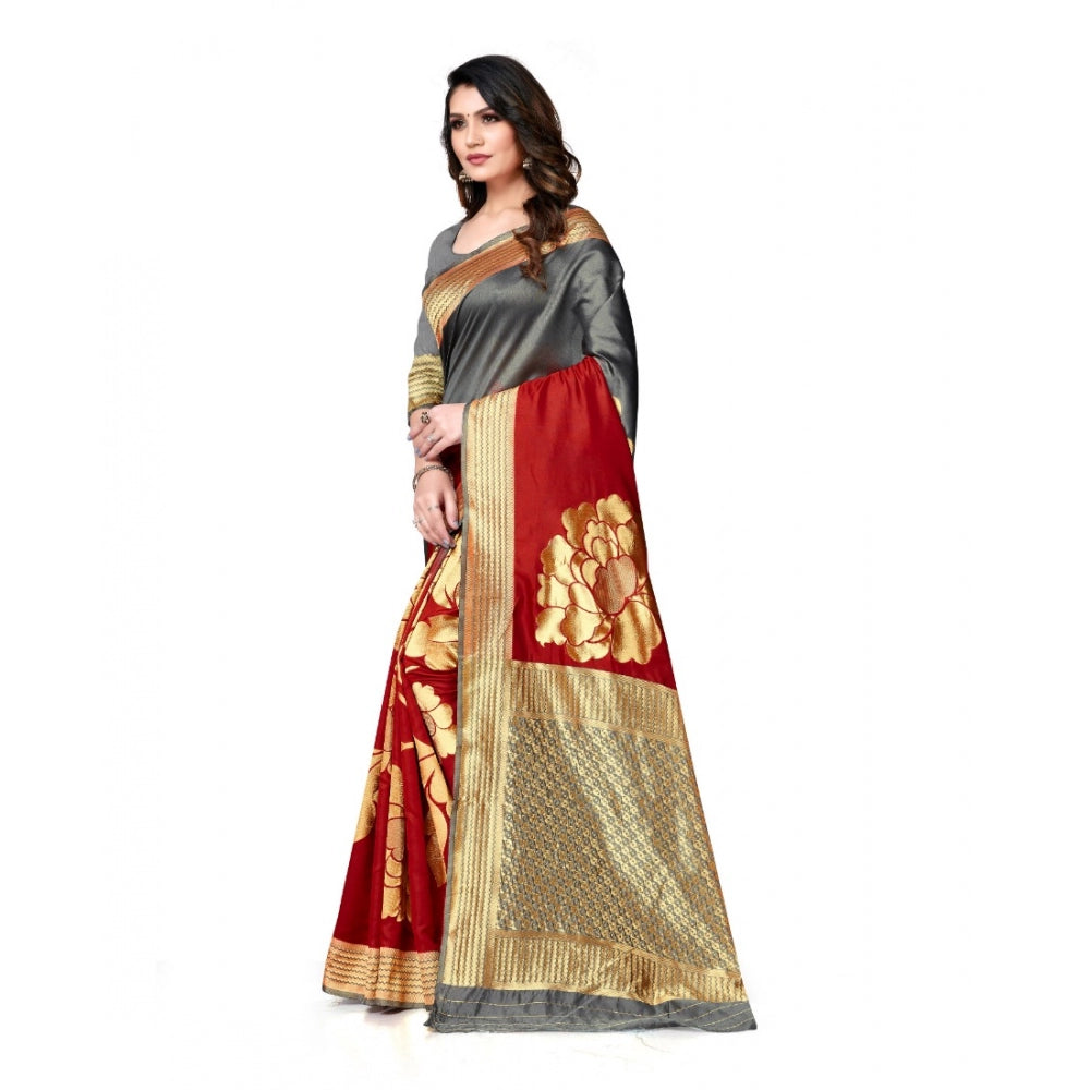 Banarasi Silk Saree With Blouse