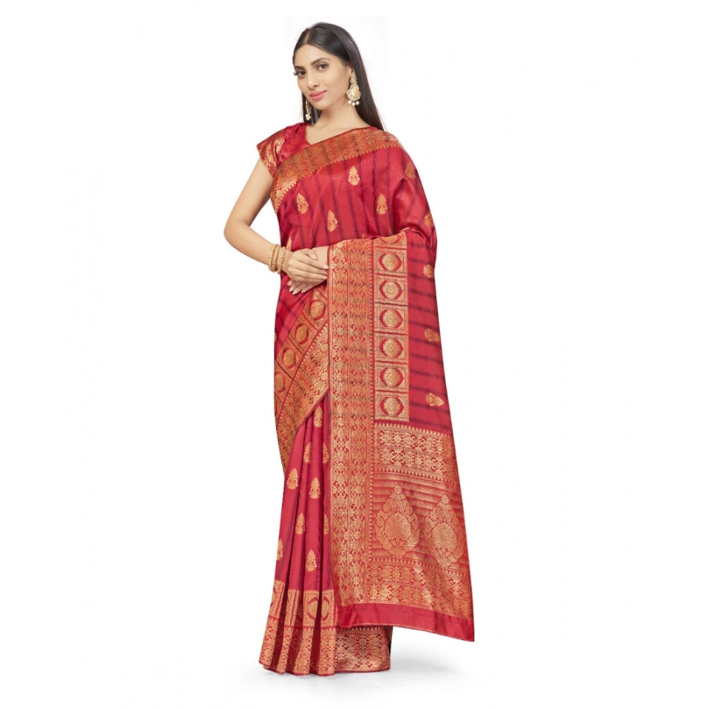 Banarasi Silk Saree With Blouse