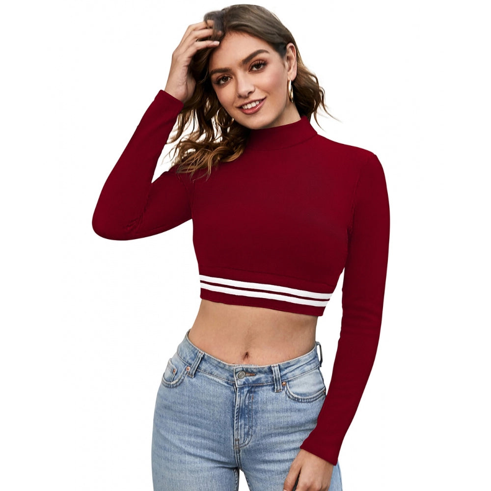 Western Wear Hosiery Crop-Top