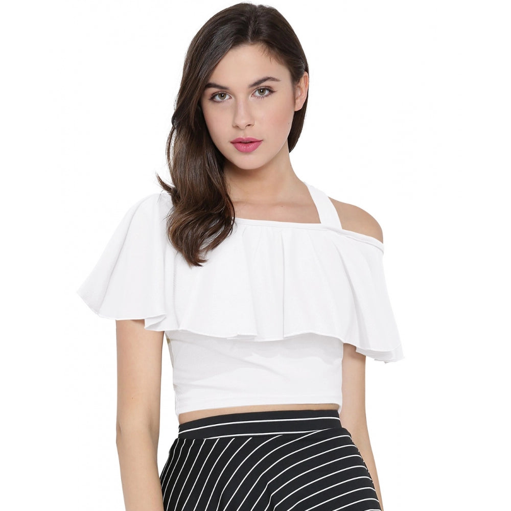 Western Wear Hosiery Crop Top