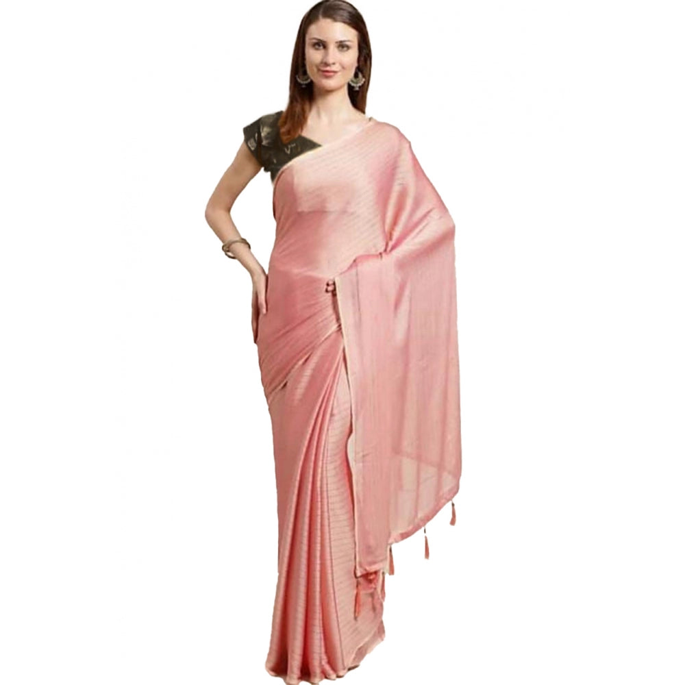 Cotton Silk Saree With Blouse