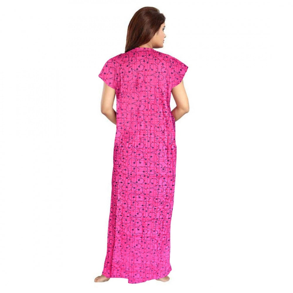 Cotton Printed Maxi Nighty