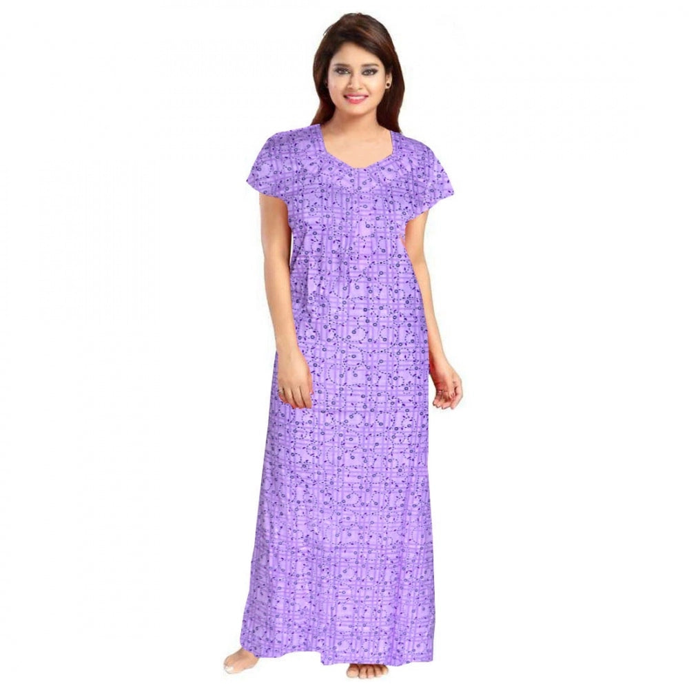 Cotton Printed Maxi Nighty