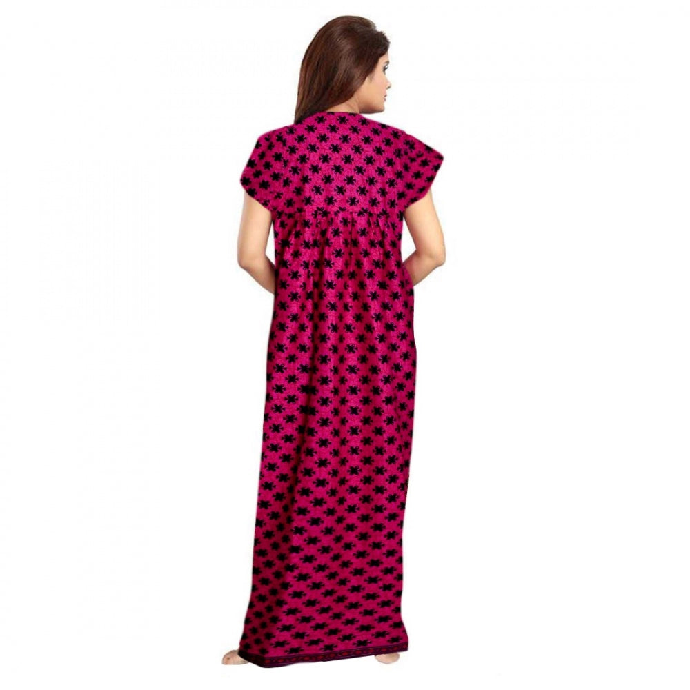 Cotton Printed Maxi Nighty