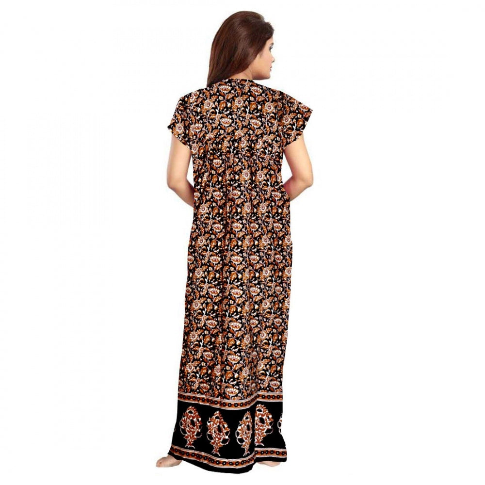 Cotton Printed Maxi Nighty