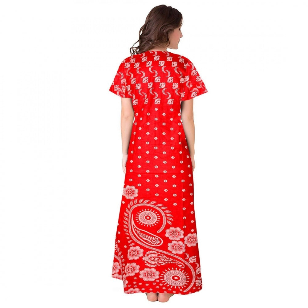 Cotton Printed Maxi Nighty