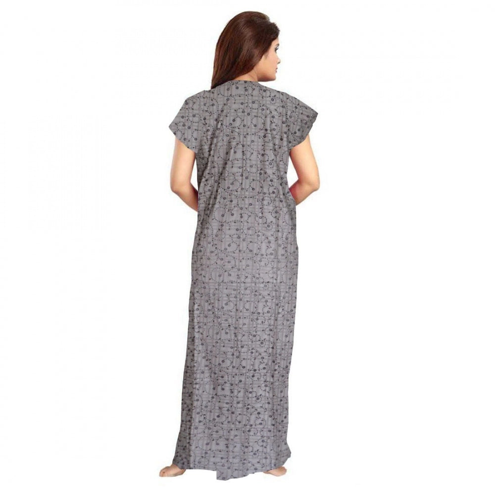 Cotton Printed Maxi Nighty