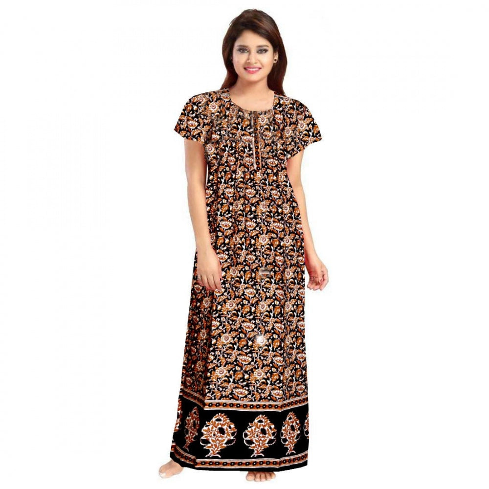 Cotton Printed Maxi Nighty