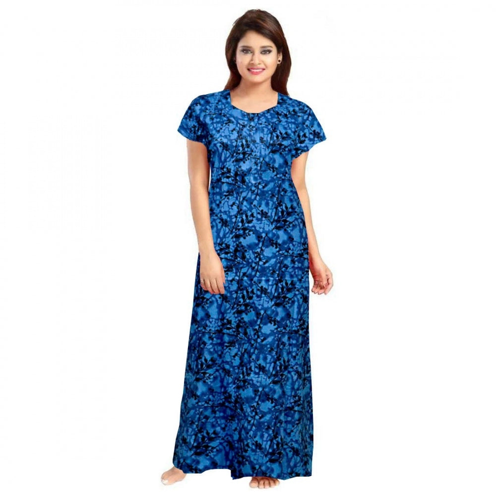 Cotton Printed Maxi Nighty