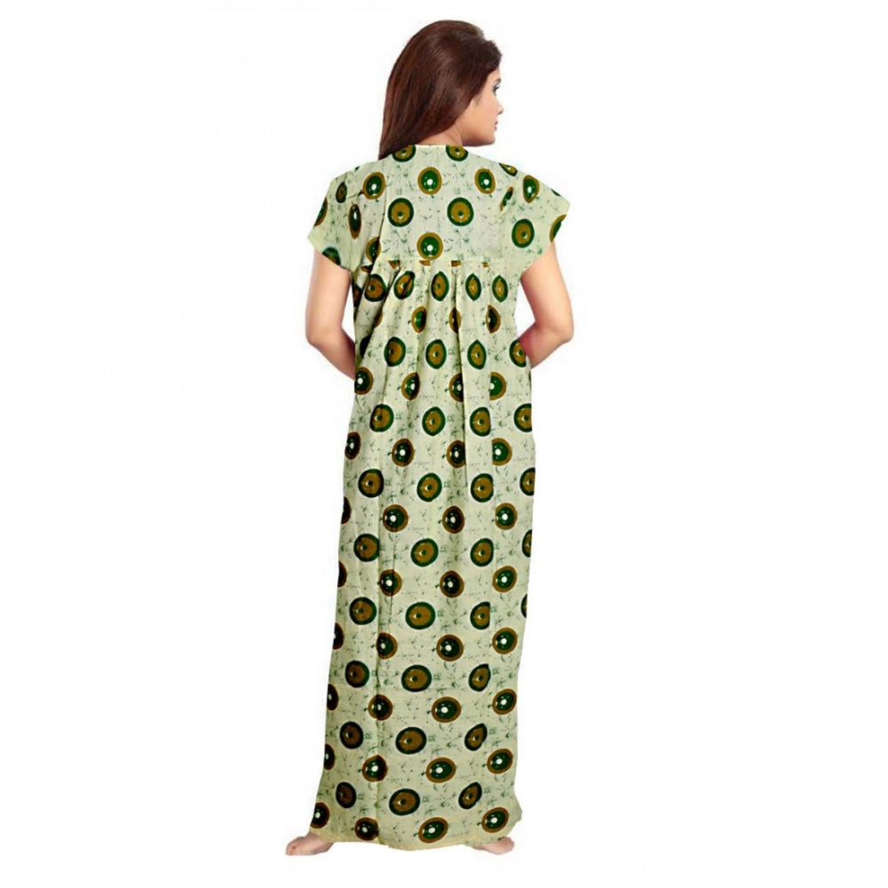 Cotton Printed Maxi Nighty