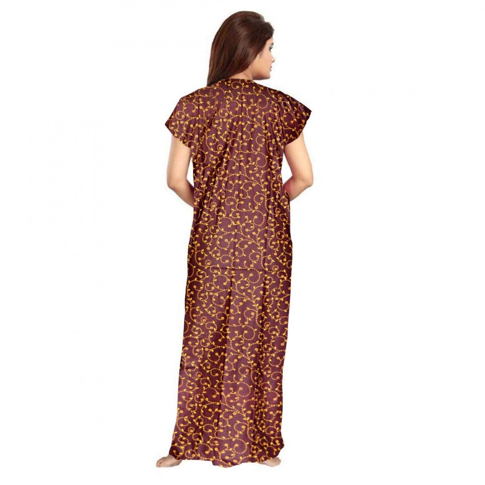 Cotton Printed Maxi Nighty