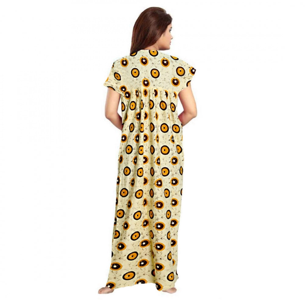 Cotton Printed Maxi Nighty