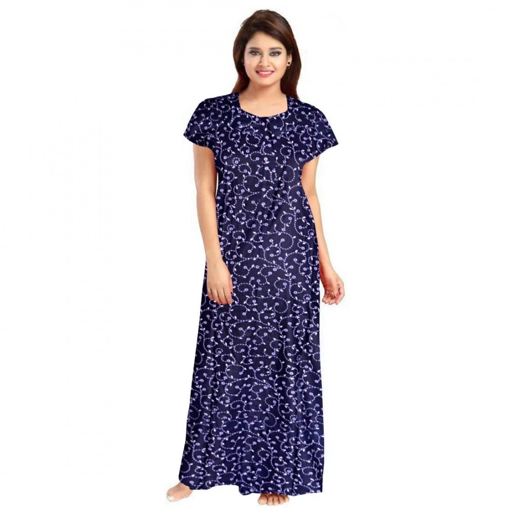 Cotton Printed Maxi Nighty