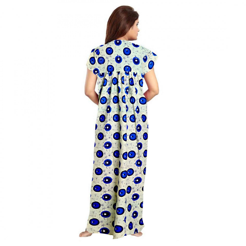 Cotton Printed Maxi Nighty