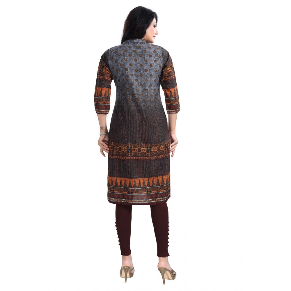 3/4th Sleeve Cotton Blend Tunic Long Kurti