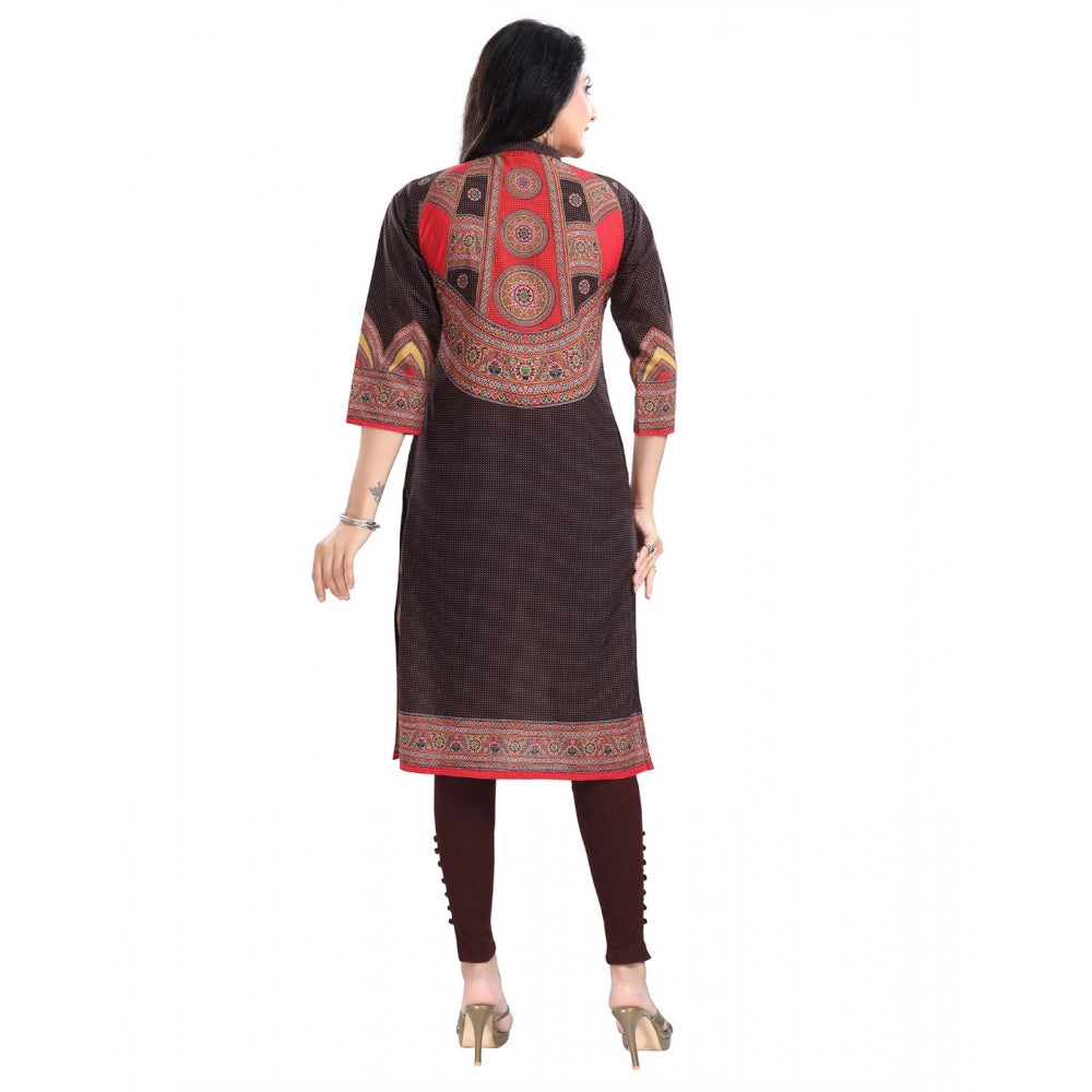 3/4th Sleeve Cotton Blend Tunic Long Kurti