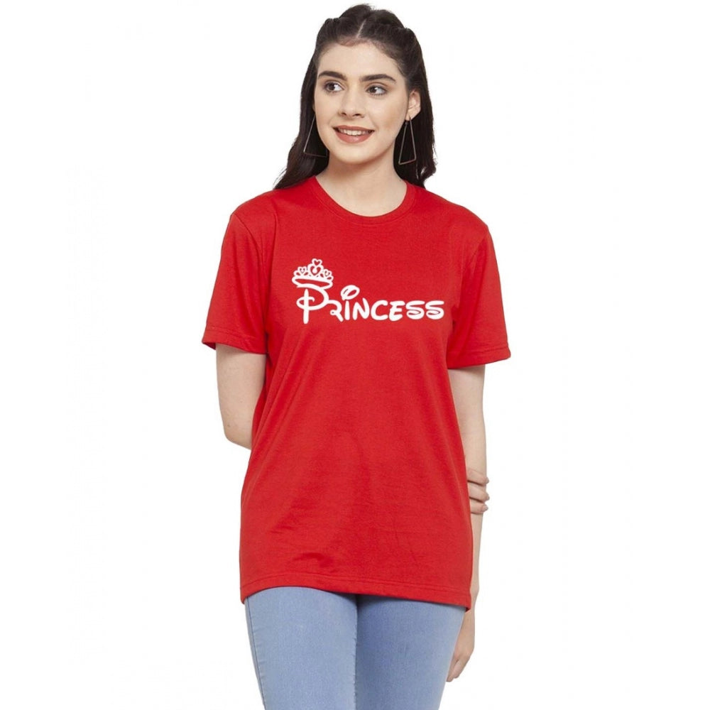 Cotton Blend Princess Printed T-Shirt