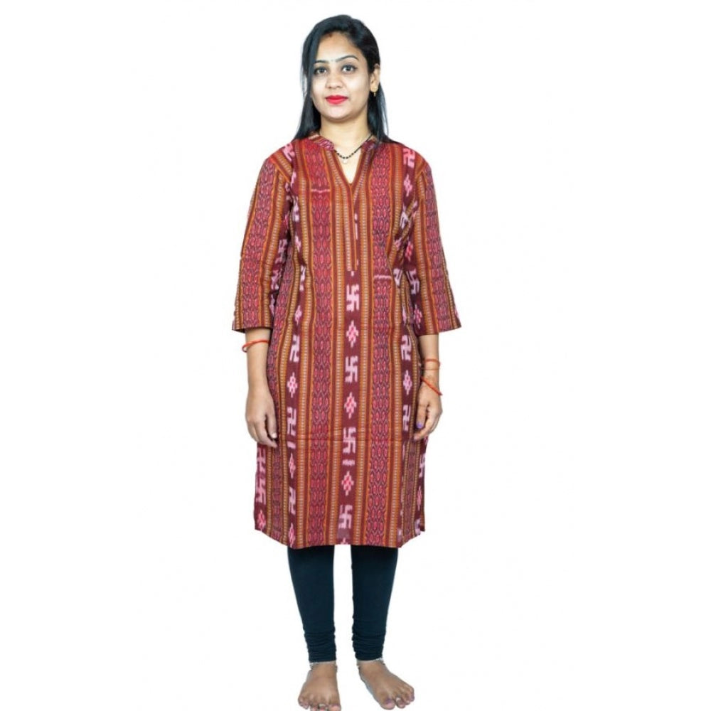 Sambalpuri Certified Handloom Pure Cotton Straight Kurti