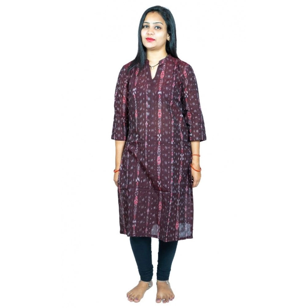 Sambalpuri Certified Handloom Pure Cotton Straight Kurti