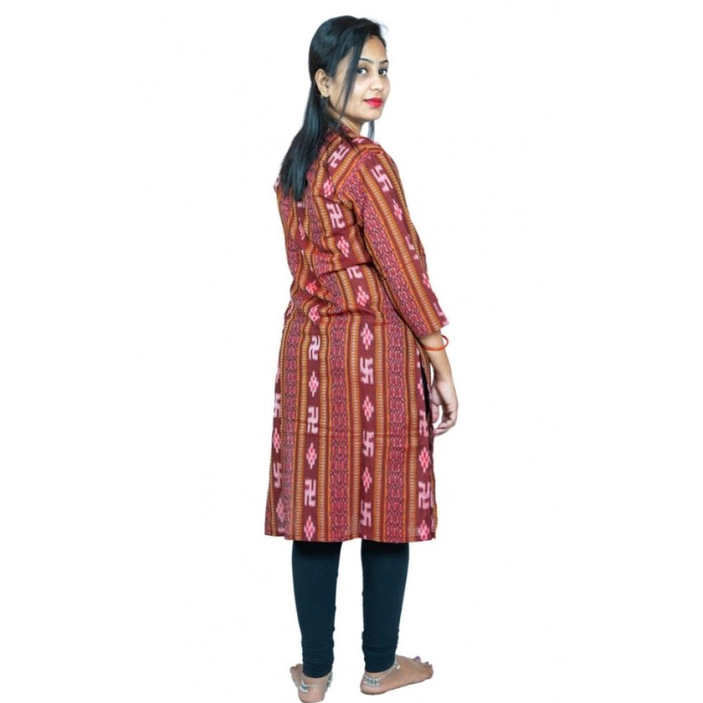 Sambalpuri Certified Handloom Pure Cotton Straight Kurti