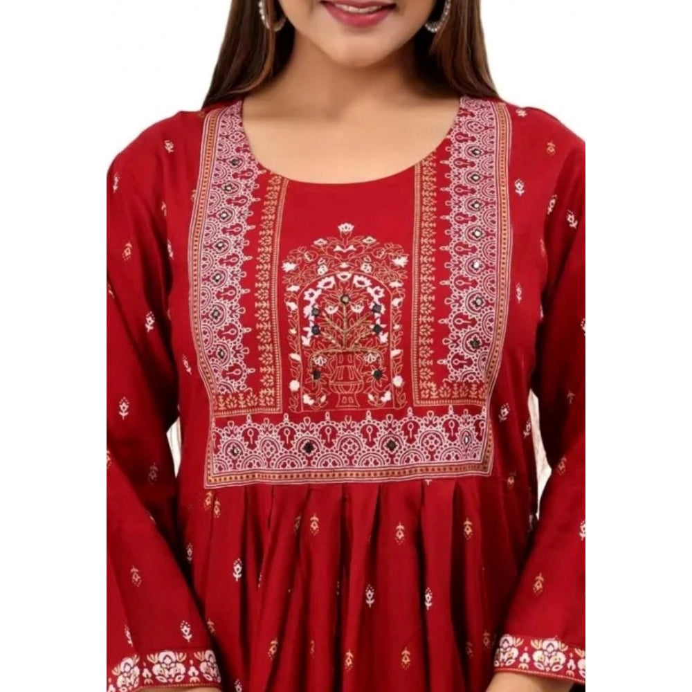 Printed Embroidery Kurti