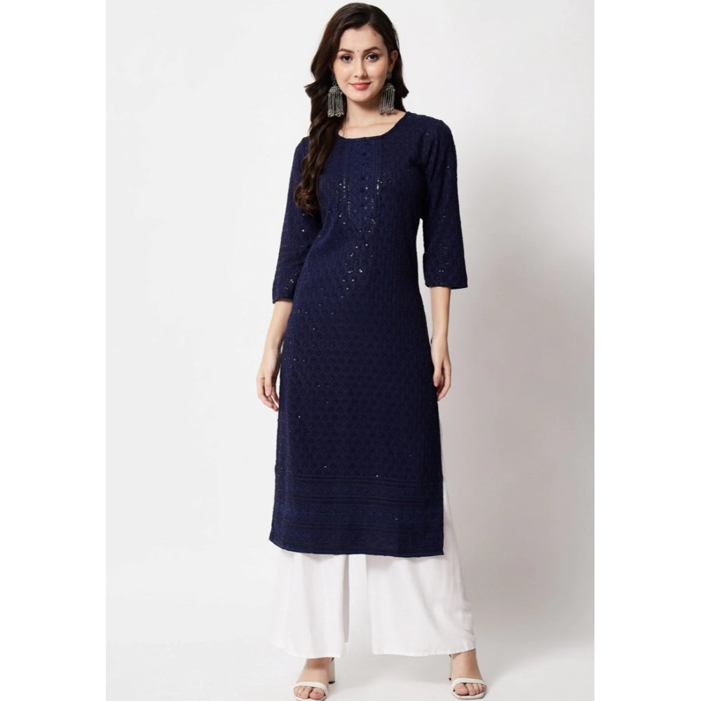 Embroidery With Sequence Kurti