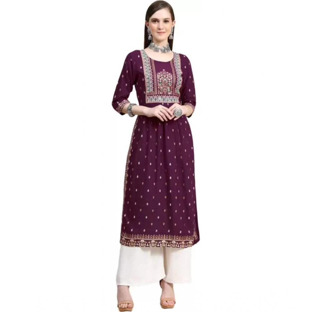 Printed Embroidery Kurti