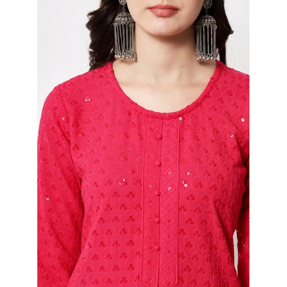 Embroidery With Sequence Kurti