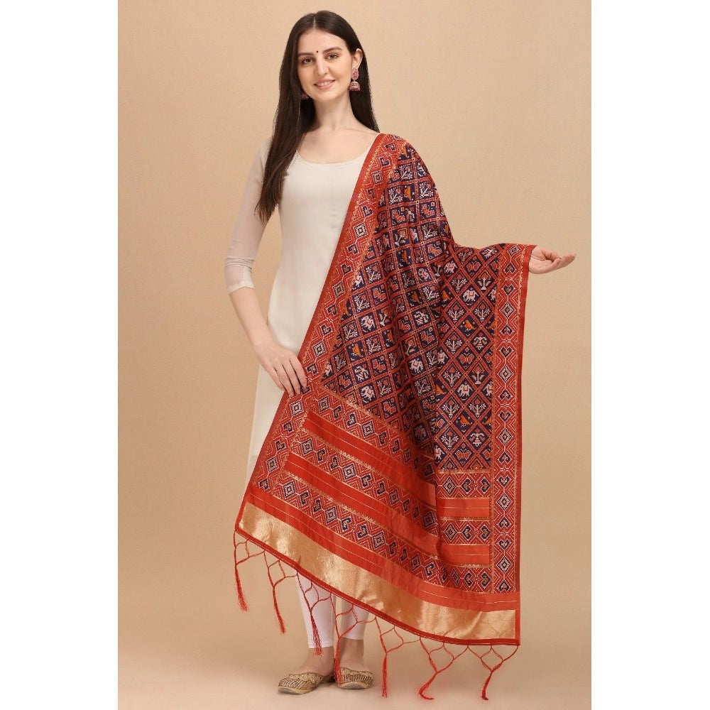 Silk Pure Zari weaving  Duppatta