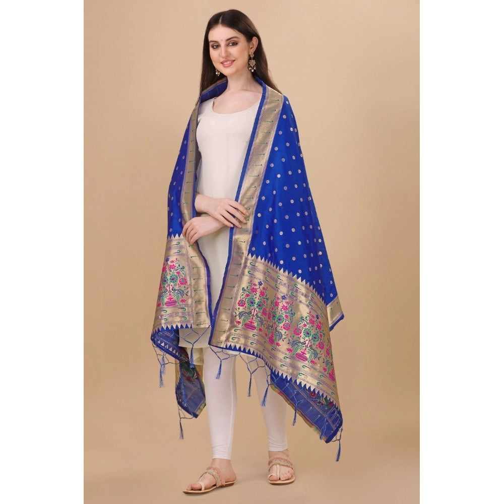 Silk Pure Zari weaving Duppatta