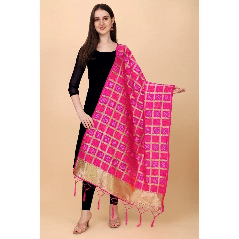 Silk Pure weaving Work Duppatta