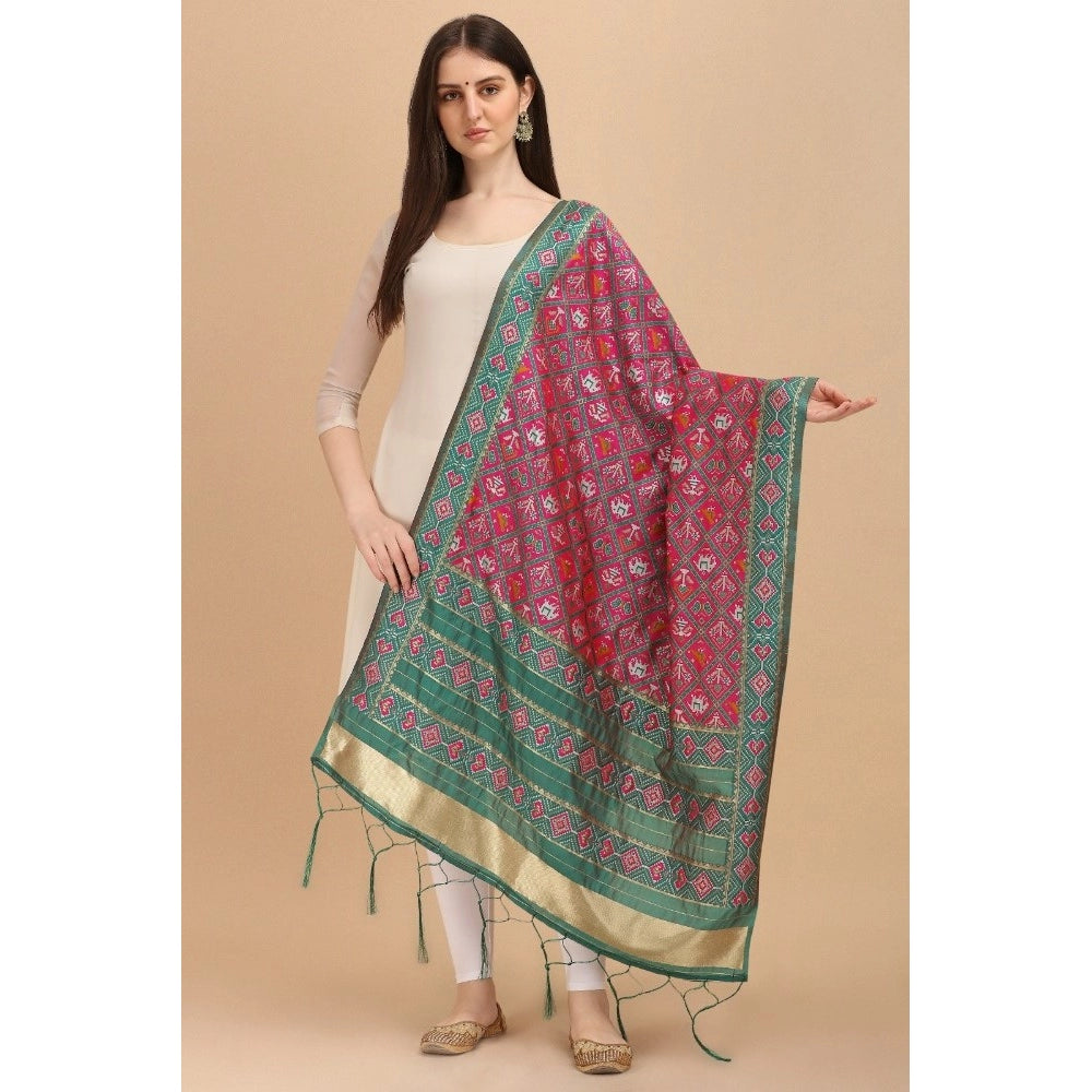 Silk Pure Zari weaving  Duppatta